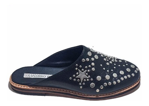 Calzado De Mujer Luciano Marra Ss18 Charritas Negras