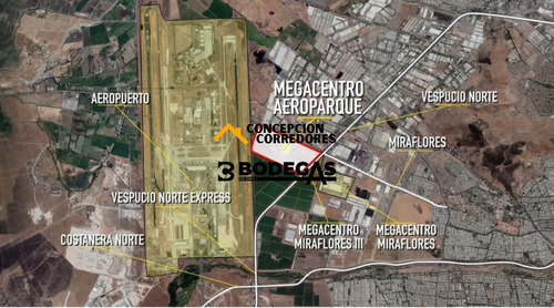 Arriendo Bodega De 11.872 M2 En Mc Aeroparque, Pudahuel.