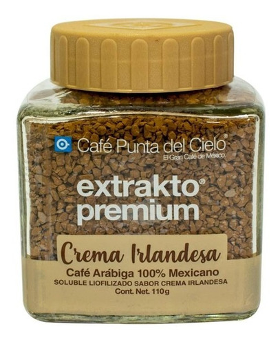 Café Soluble Extrakto Crema Irlandesa Punta Del Cielo 110gr