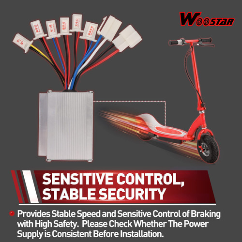 Controlador 24v 250w Para Motor Brushed De E Bike Y Scooter