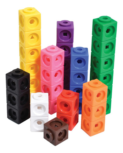 Edxeducation Cubos De Matemáticas  Juego De 100 Cubos De En
