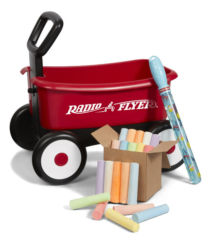 Radio Flyer Summertime Fun My 1st Wagon Con Burbujas Y Tiza