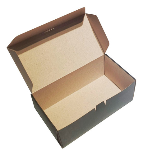 50 Cajas Cartón Combo Hamburguesa Papas 24x13x9 ¡premium!
