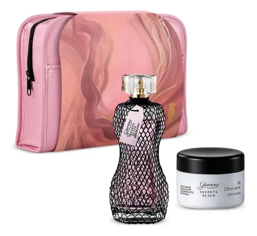 Kit Presente Natal Glamour Secrets Black (3 Itens)