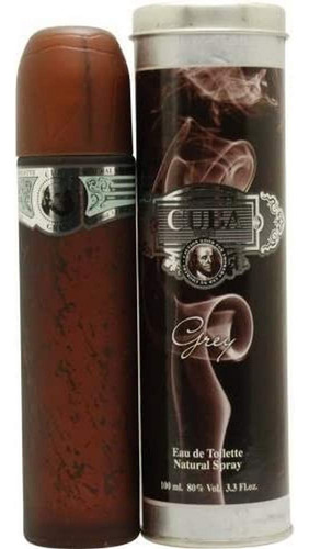 Perfume Cuba Grey De Cuba Para Hombre, Eau De Toilette, 100