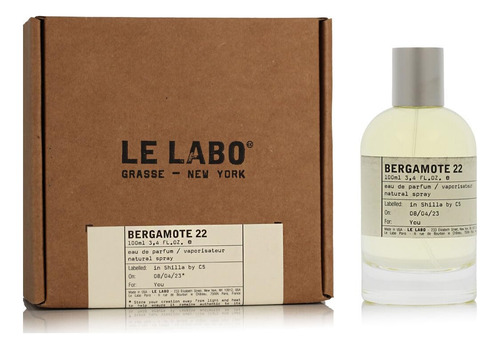 Perfume Le Labo Bergamote 22 Eau De Parfum 100ml