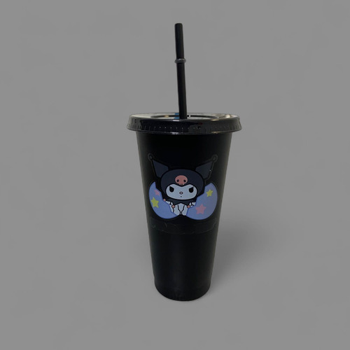 Vaso Personaje Con Tapa Y Popote 710ml