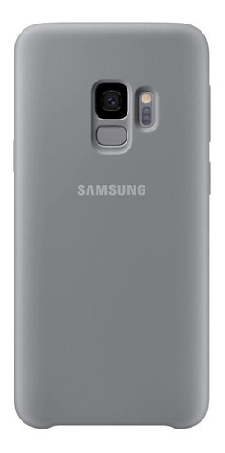 Case Samsung Silicone Cover Para Galaxy S9 Normal Gris