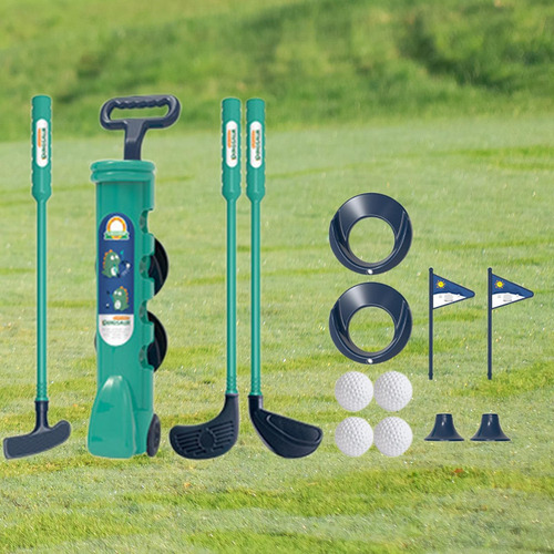 Conjunto De Golfe Infantil Com Bolas De Golfe, Mini Azul