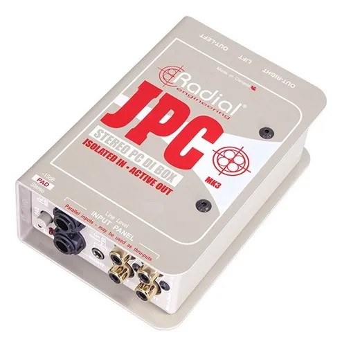 Radial Jpc/ Caja Directa Estereo Para Fuentes Nivel De Linea