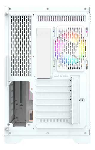 Gabnete Xyz Neutron White 4fans A-rgb 120mm Controlador Dual Chamber