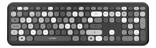 Kit Teclado Y Mouse Acteck Mk475 Inalambrico Delgado Gris
