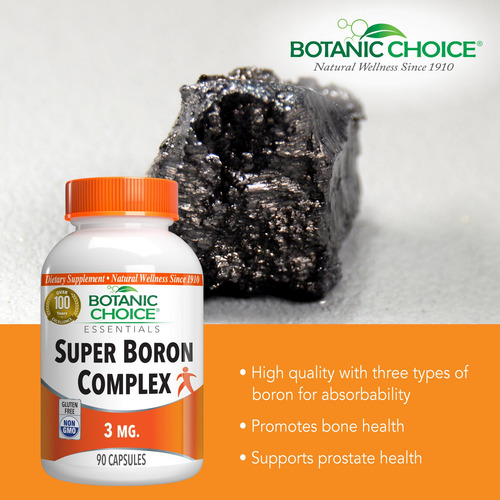 Suplemento Botanic Choice Super Boron Complex 3 Mg 90 Cápsul