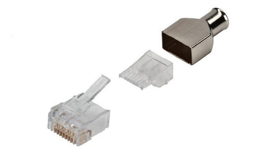 Ficha Rj45 Cat.6 Cat 6 Amp Tyco Conector Plug Promo X 10 Uds