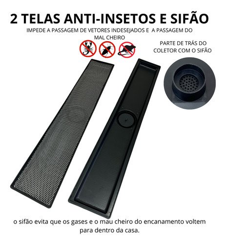Ralo 15x80 Alumínio Com Tela Saída Baixa 100mm Sifonado