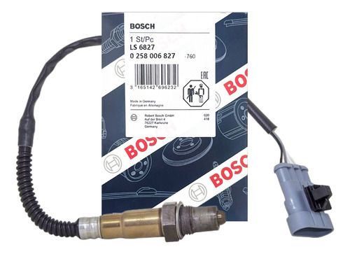 Sonda Lambda Agile Montana 1.4 S10 2.4 Mpfi Bosch 0258006827