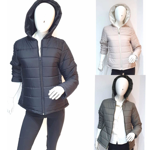 Campera Mujer Abrigo Impermeable Inflable, Importada