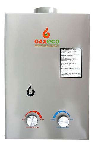 Calentador de agua a gas GN Gaxeco Instantâneo ECO-6000HV gris 110V/220V