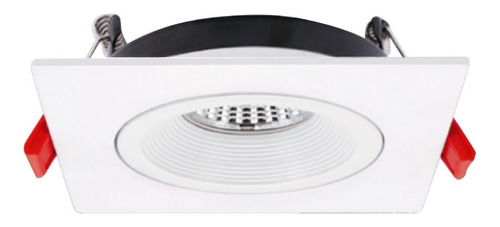 Spot Embutir Cuadrado Blanco Incluye Gu10 Apto Led 