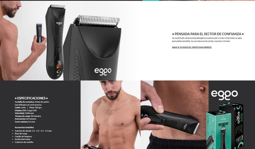 Cortadora de Cabello Depiladora Corporal GaMa Italy GT Eggo - Para ZonasIintimas