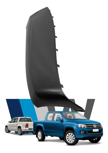 Moldura Derecha Copiloto Parachoques Vw Amarok 2010 - 2016