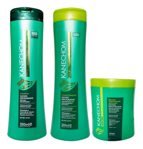 Kanechom Shampoo + Acondicionador + Tratamiento Capilar Aloe