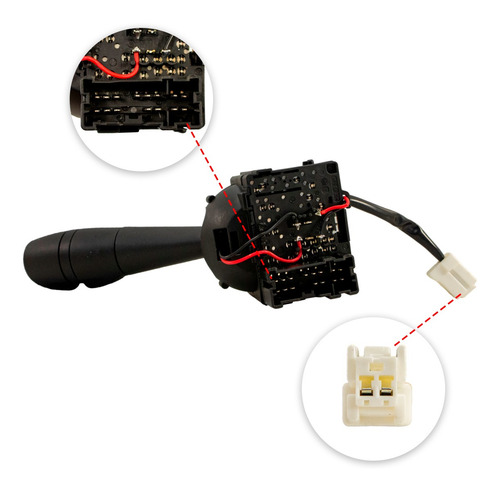 Imagen 2 de 4 de Palanca Giro / Luces Renault Duster Oroch Sin Bocina