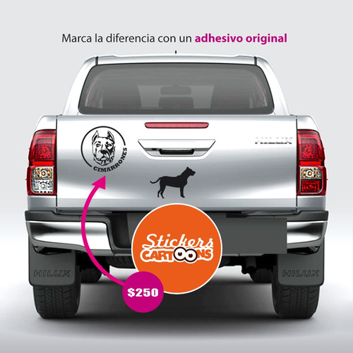 Adhesivos Personalizados Para Vehículos Perros Cimarrones