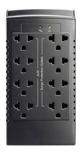 Imagen 4 de 4 de Regulador de voltaje Koblenz RS-1400-I 1400VA entrada y salida de 120V negro