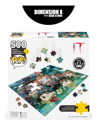 Pop! Puzzle It Chapter One Pennywise - 500 Pzs Rompecabezas