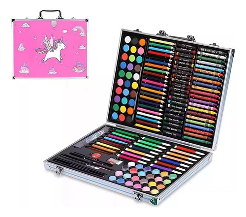 Set De Arte Profesional, Colores Lápices Kit Dibujo 178pcs