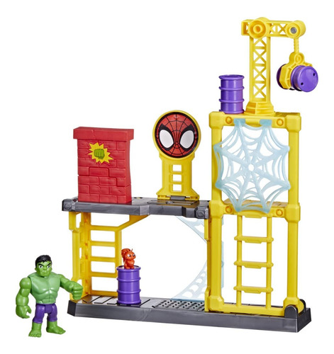 Spidey And His Amazing Friends Hulks Smash Yard - Juguete P.