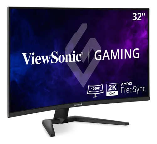 Monitor Curvo Viewsonic Vx3228c-2k De 32 Pulgadas Para Juego