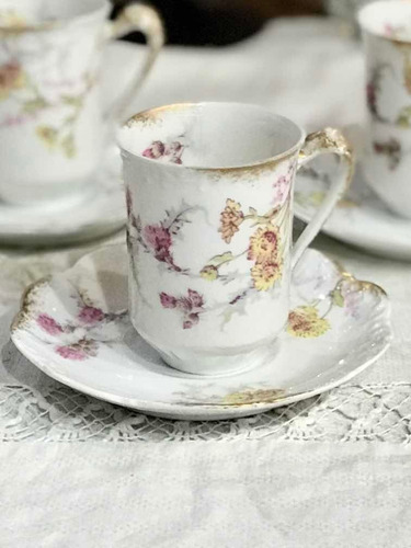 Imagen 2 de 8 de Tazas De Coleccio´n Porcelana Limoges Restauración Antigua
