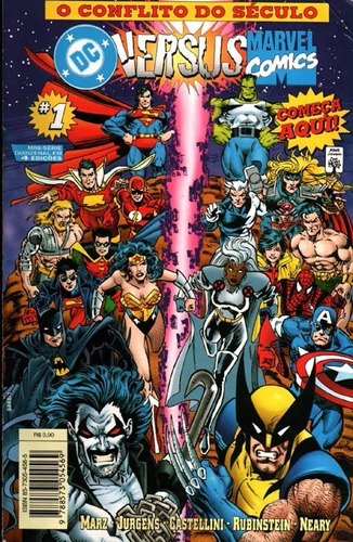 Dc Versus Marvel Série 1 Ed.abril 1997 + Brinde Especial