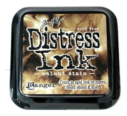 Almohadilla De Tinta Distress Ink Walnut Stain