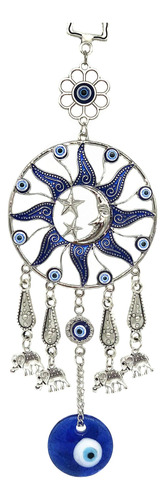 Amuleto Para Colgar Pared Color Azul Turco