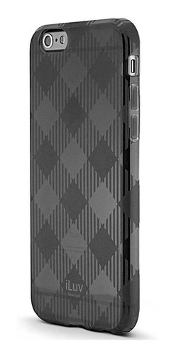 . Funda Iluv Gelato Para iPhone 6 Y 6s Tpu Negro