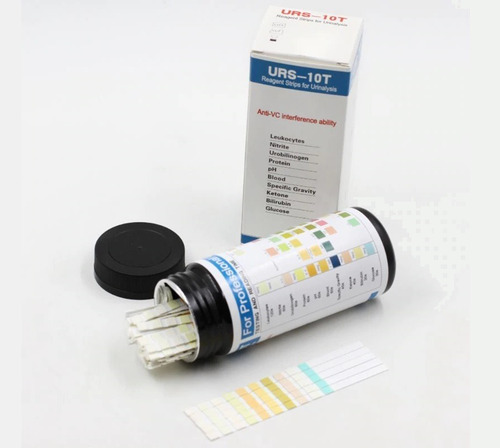 Medidor Cetonas/leocositos/ph/glucosa Etc 100 Tiras Reactiva
