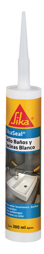 Sikaseal 120  Sellador Baño Y Cocina Blanco 300ml 