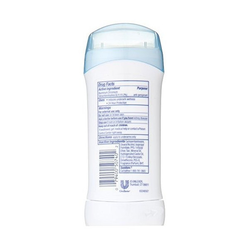 Dove Invisible Sólido Antitranspirante Desodorante, Piel Sen