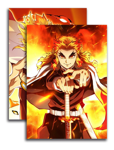 Kyojuro Rengoku - 5 Posters 33x48cm