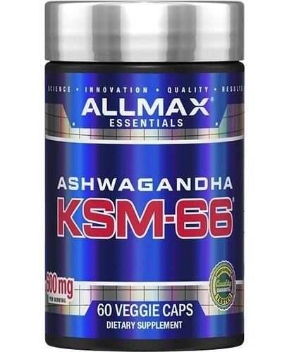 Testosterona Booster Ashwagandha Ksm 66-60 De Allmax