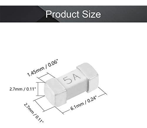 Fusible Smd 1808 Rápido 5a 125v 20pcs