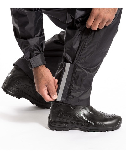 Imagem 6 de 6 de Capa Chuva Motoqueiro Nylon Impermeavel Com Capuz Pantaneiro