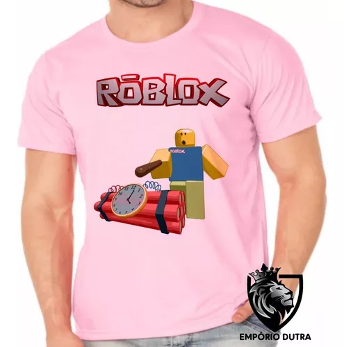 Camiseta Roblox Gamer Camisa Infantil Adulto Masculina