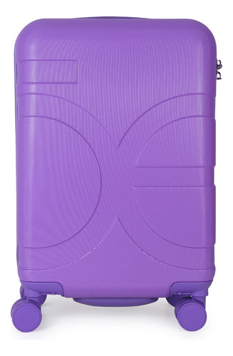 Maleta Vertical 20 Para Mujer Cloe Chica De Cabina Rígida Color Violeta