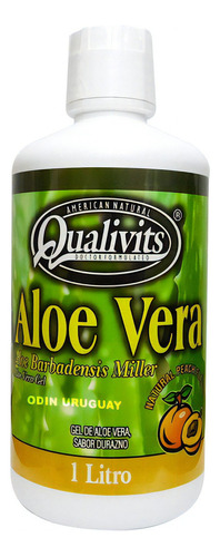 Aloe Vera Bebible Qualivits 1 Litro - Sabor Durazno