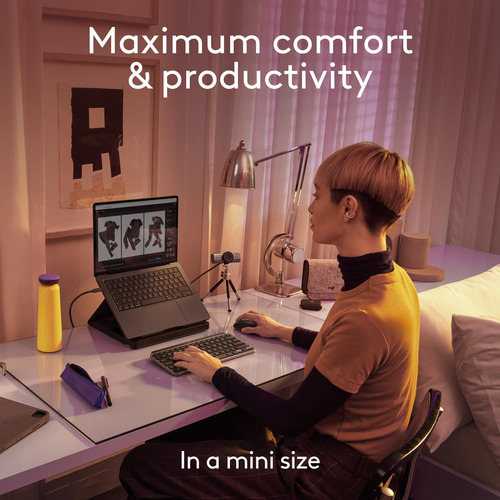 Teclado Inalámbrico Logitech Mx Keys Mini Para Mac Space Gre