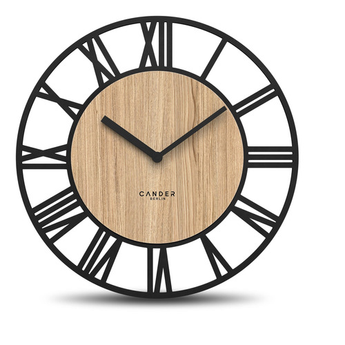 Reloj De Pared De Madera Silencioso 15.7 